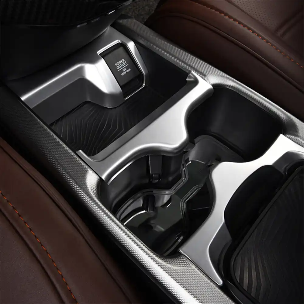 Laipi Auto Trim Interior Decor Car Accessory Water Cup Holder Panel ABS for Honda CRV