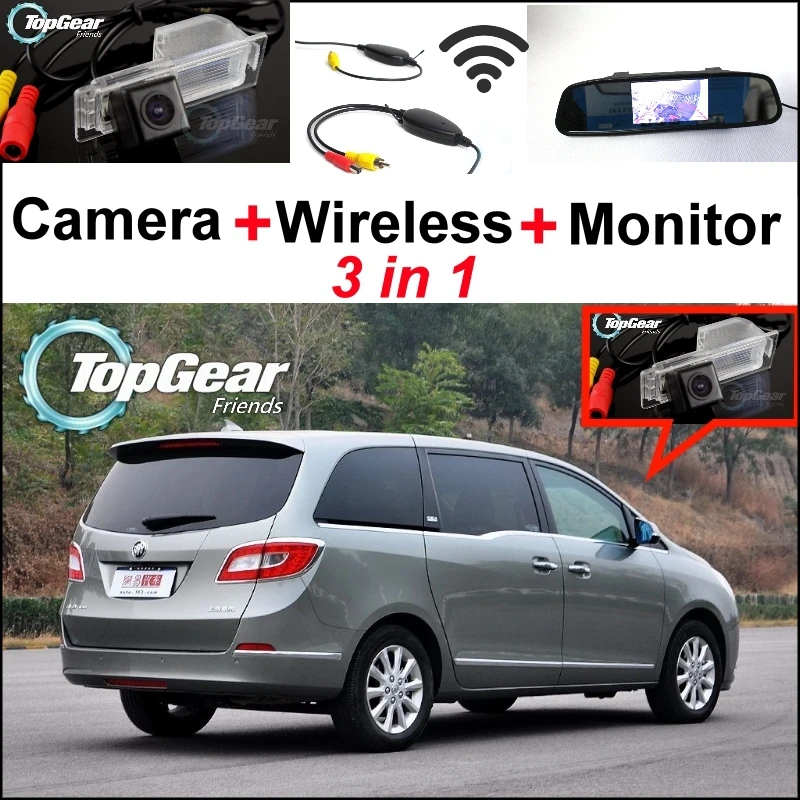 

3in1 Special WiFi Rear Camera + Wireless Receiver + Mirror Monitor Parking BackUp System For Buick GL8 2011~2014
