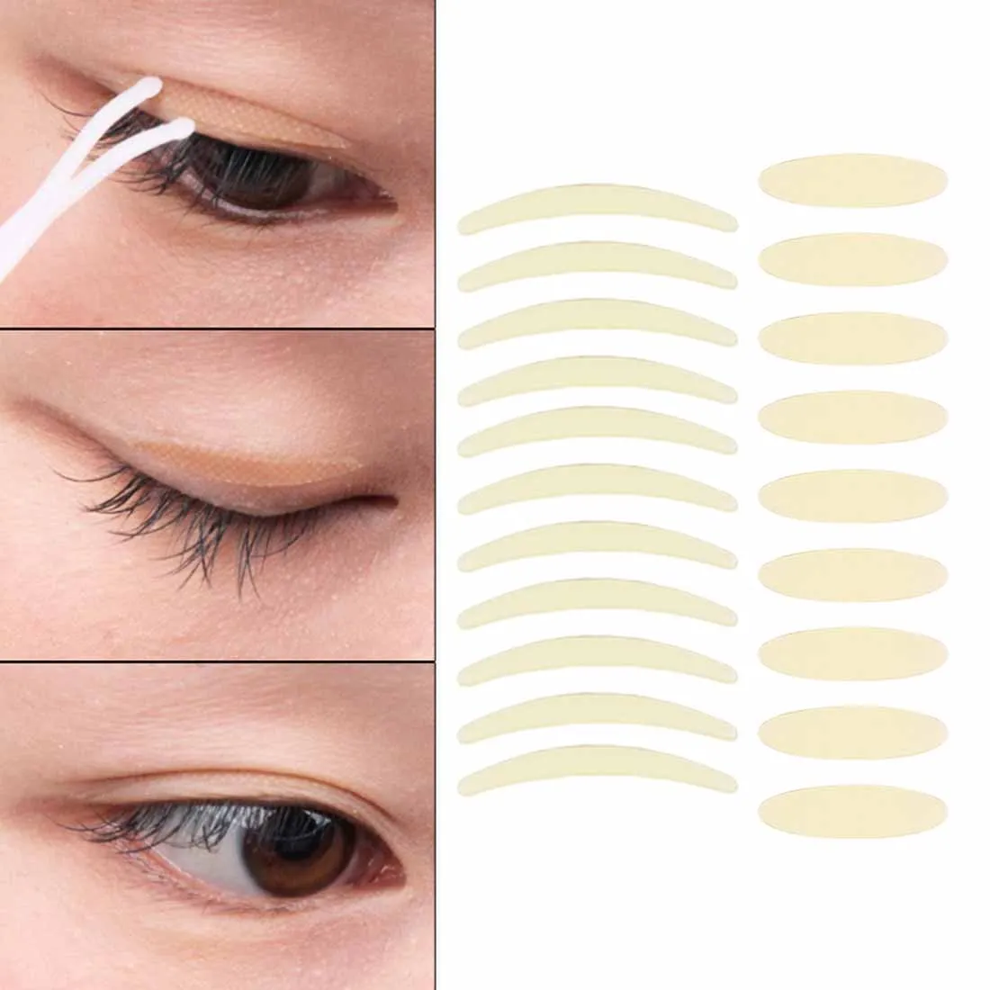 1056pcs Breathable Natural Hypoallerge Eyelid Tape Sticker Invisible