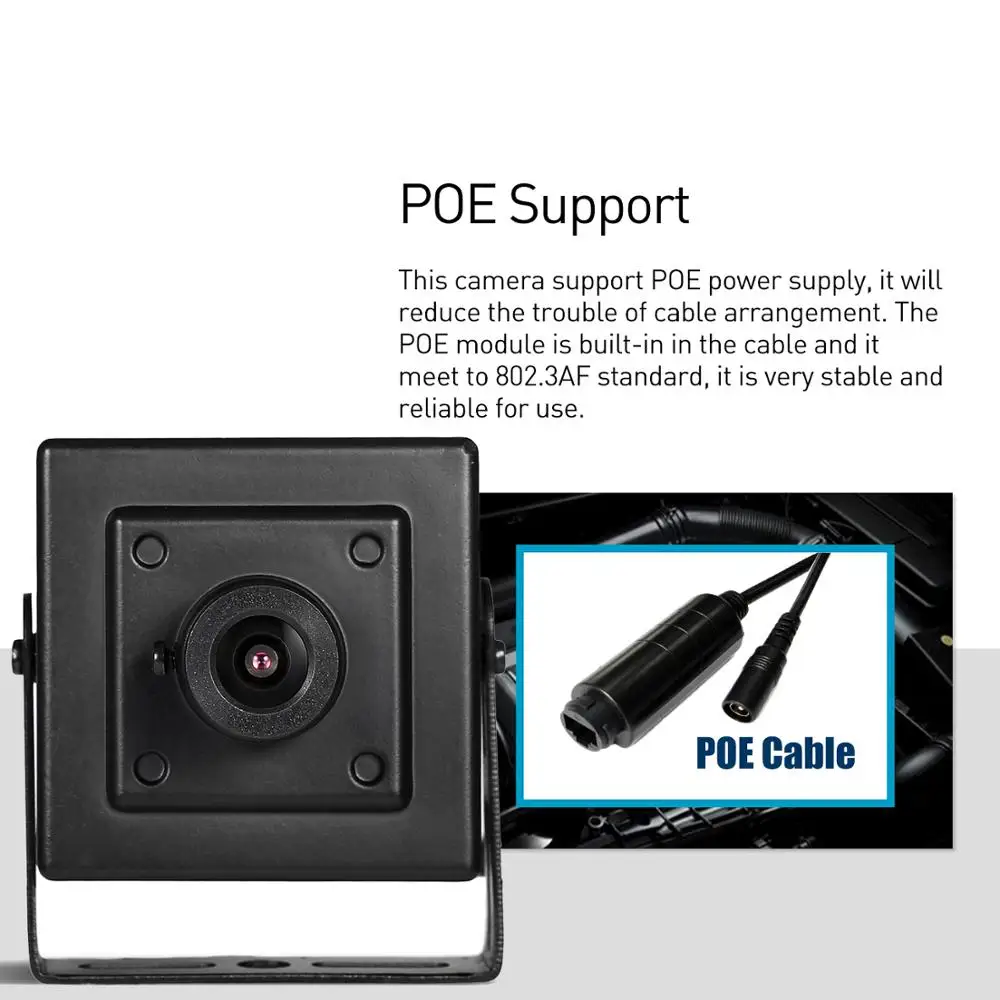 POE HD 1080P внутренняя IP камера МП металлическая мини безопасности ONVIF P2P CCTV Cam System|poe