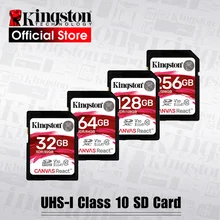 Kingston SDA3 карты памяти 32 Гб 64 Гб 128 ГБ 256 ГБ флэш-карты UHS-I U3 класс 10 sd-карта SDXC 90 МБ/с. C10 sd-карта памяти