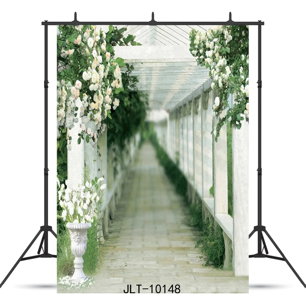 

White Stone Pillar Vinyl Background For Photo Studio Wedding Child Baby New Born Shower Backdrop Photocall Photo Shoot