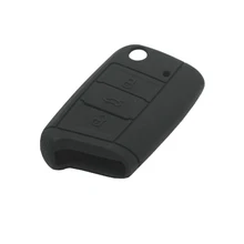 Дистанционный ключ силиконовая кожа(черный) для Volkswagen для VW GOLF Mk7