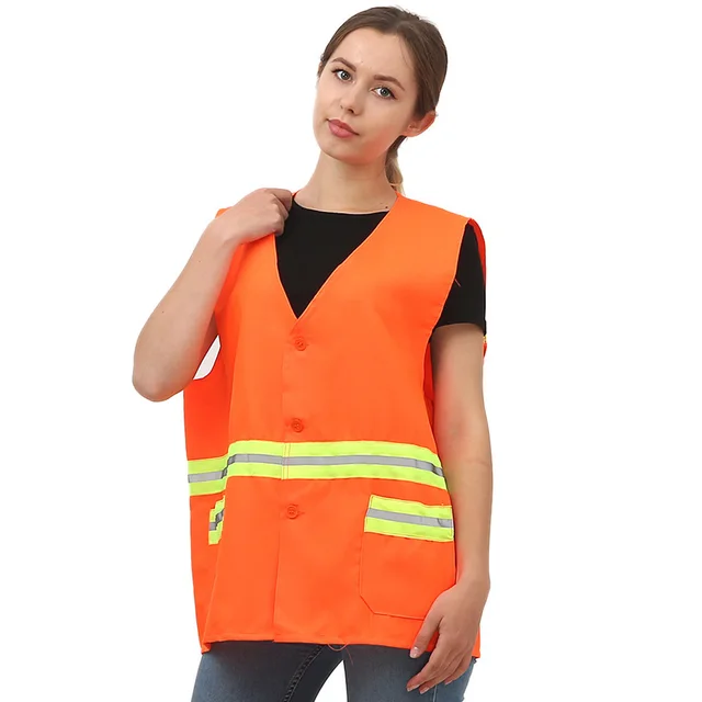 ZK30 Safety Clothing Reflective Cleaning clothing Vest With Pockets ...