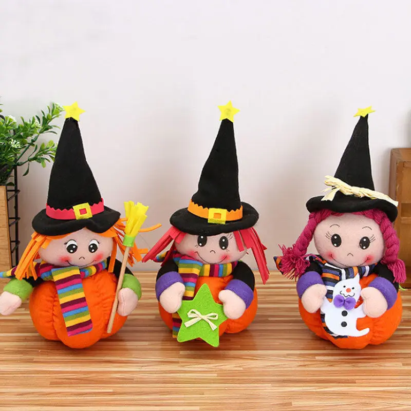 halloween party cute pumpkin photo booth props kids girl halloween party decoration dolls creepy puppet photobooth