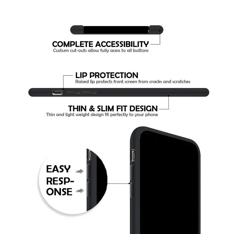 Официальный силиконовый чехол для iPhone 7 8 Plus чехол для телефона для iPhone 11 Pro X XR XS MAX чехол s для iPhone 6 S 6 S Чехол без логотипа