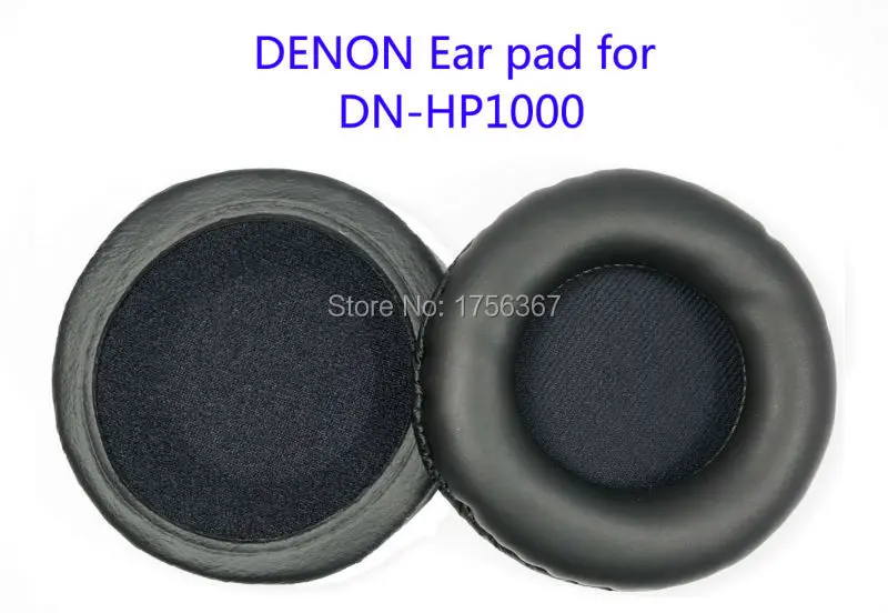 Headset Black Ear Pad Earpads Leather Cushion Repair Parts for DENON DN-HP500 DN-HP500S Music Headphones earmuffes
