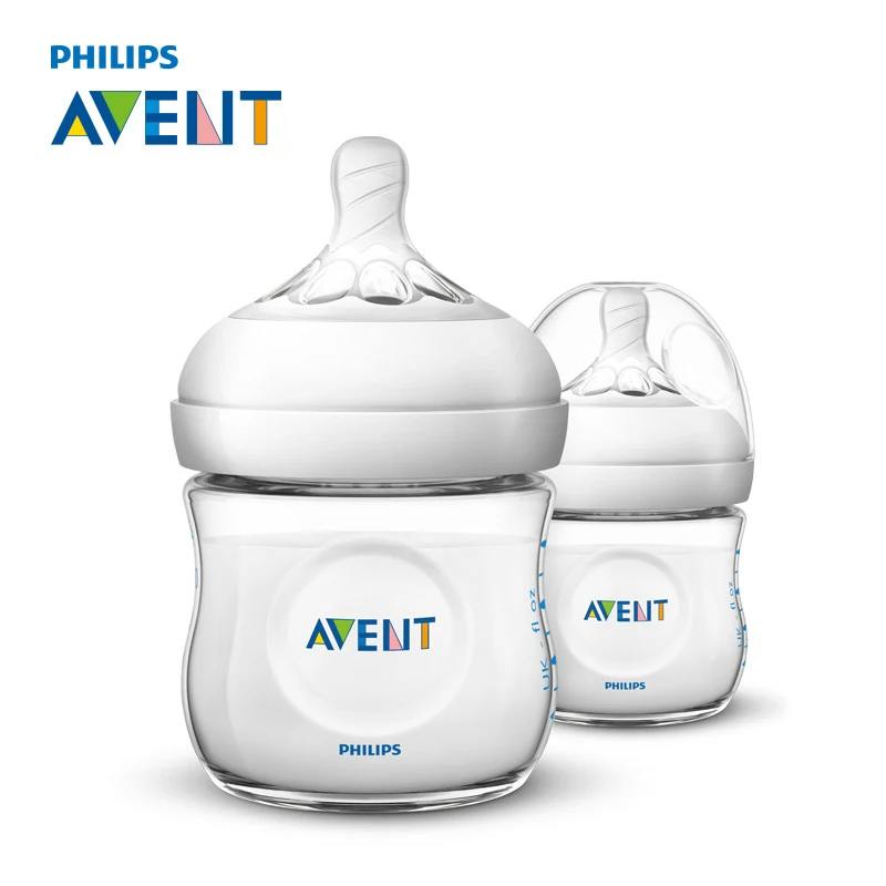 AVENT 2pcs Baby Feeding Bottle 125ml Infant Milk Bottle For Babies PP Nursing Care Safe Mamadeiras