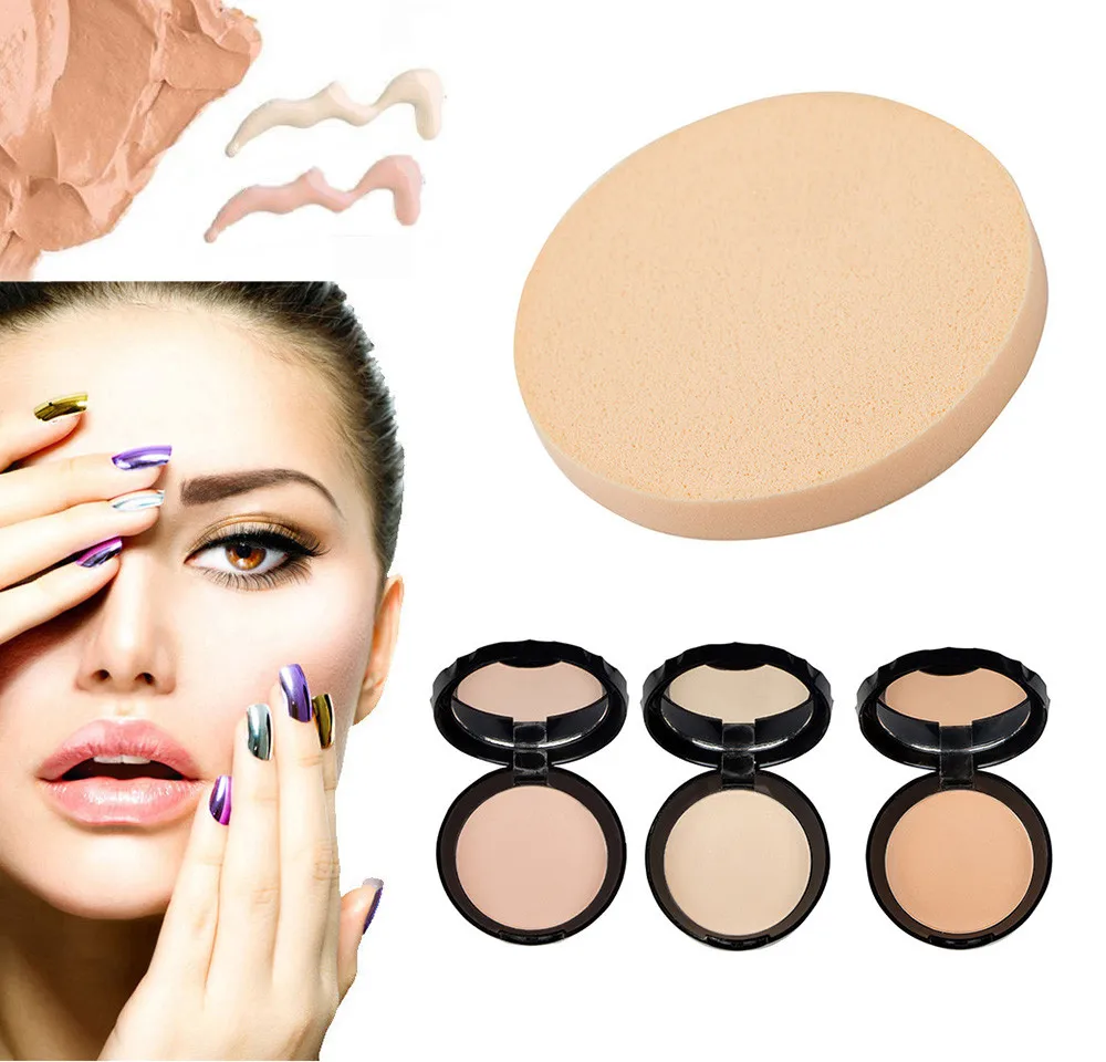 

Beauty Face Pressed Powder Compact Matte Contour Foundation Makeup Face Concealer Cream combination loose powder Cover Skin Set