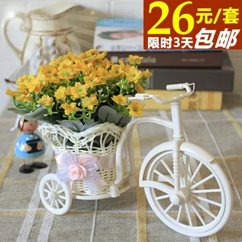 

Fashion rustic tea bags artificial flower silk flower plastic overall floral bandwagon coffee table diaphragn decoration