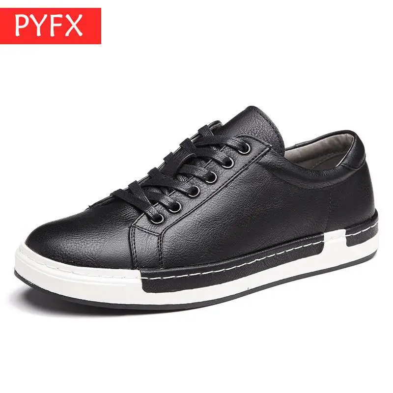 

Autumn New black hot sale Luxury Men's Fashion High-grade Leather Surface Leisure Comfortable Italian Handmade Flat-soled Shoes