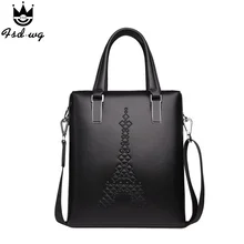 New briefcase shoulder bags Embossing men’s handbag crossbody bag leather bolsas famous brand designer mens business bag bolsos