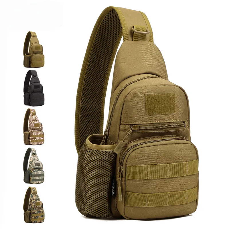 New Men Waterproof 1000D Nylon Military Travel Riding Waist Sling Shoulder Messenger Chest Bag |