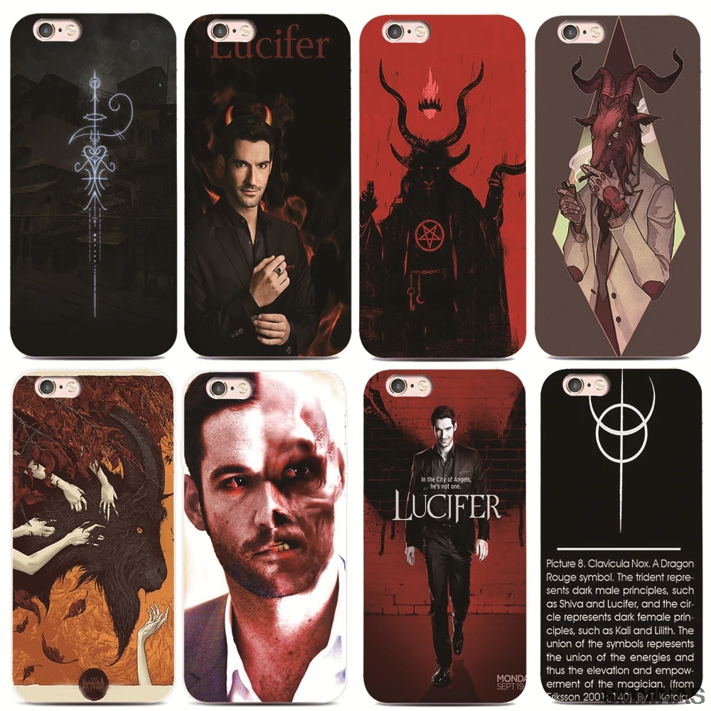 SMMNAS  American TV Lucifer For iPhone X 8 plus  Case Soft silicone Phone Cases For iPhone 5 7 Plus 6 6s Plus luxury Ultra Thin