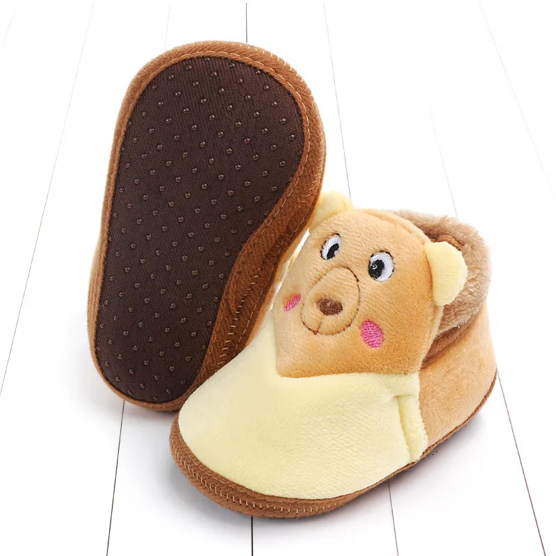 Indoor First Walkers Baby Shoes Cotton Anti-slip Booties Winter Wammer Baby Girl Boy Shoes Newborn Slippers Footwear Booties (9)
