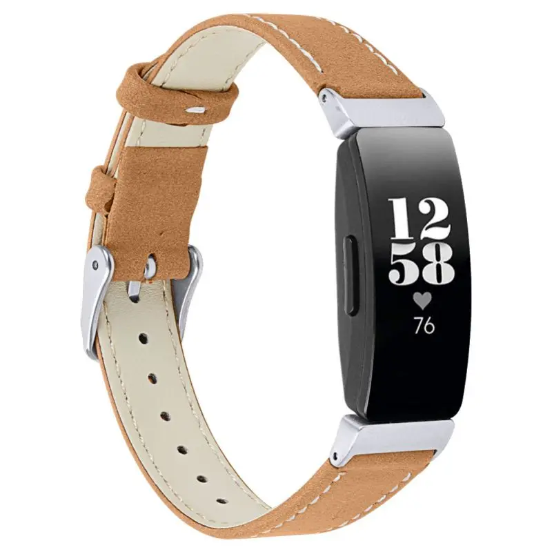 

Genuine Leather Strap For Fitbit Inspire HR Band Straps Replacement Watchband Bracelet Fitbit Inspire HR Smart Watch Belt