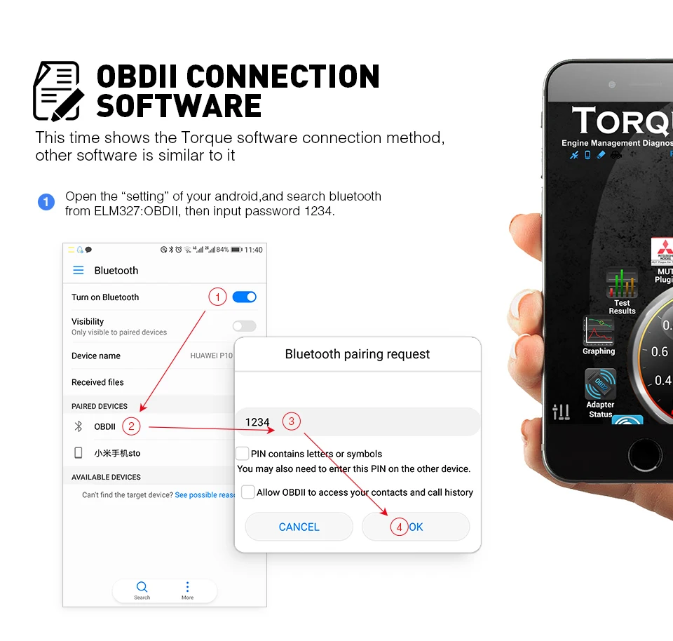 OBD app connect
