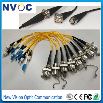 

5Pcs/Lot,2Cores,Dia:2.0mm,Imported Armaid Yarn,Armored Cable,L:50CM,ODC Square Type (Female) to FC/UPC Fiber Optic Patch cord