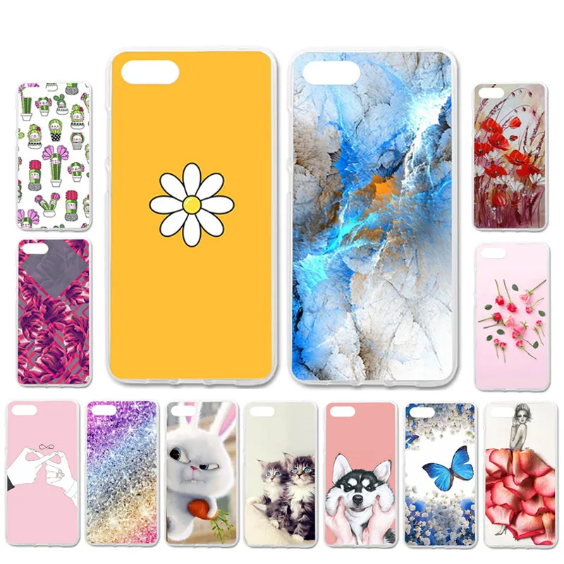 

Ojeleye DIY Patterned Silicon Case For Asus Zenfone 4 Max ZC520KL Case Soft TPU Cartoon Phone Cover Bags Anti-knock Shell