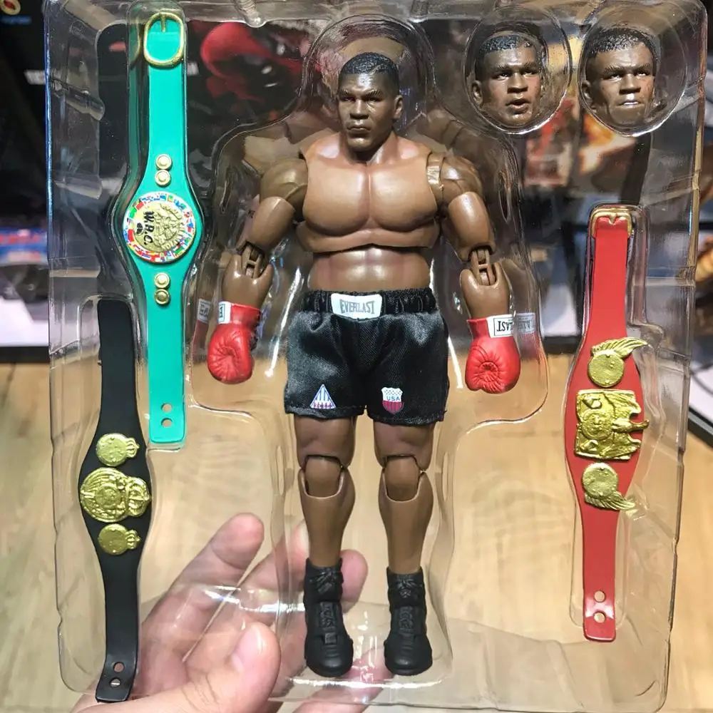 StormToys 1/12 боксерский Tyson Champion Mike 8 дюймов 19 см подвижная фигура три головы модель