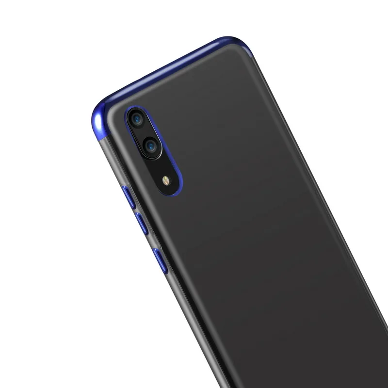 

Electroplating three sections of soft tpu Cover for Samsung s10 9 8 Plus s10e s7 Edge m 20 10 A 9 7 2018 A750 Transparent Cases