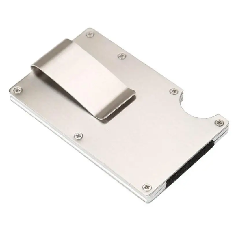 Buy Men's Card Holder Metal Wallet Credit Card Holder