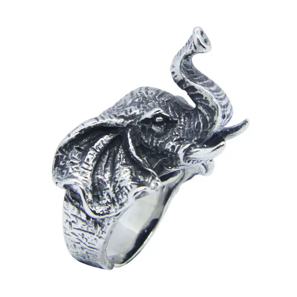 Dumbo Ring 316L Stainless Steel Women Mens Fashion Gold Cool Elephant | Украшения и аксессуары