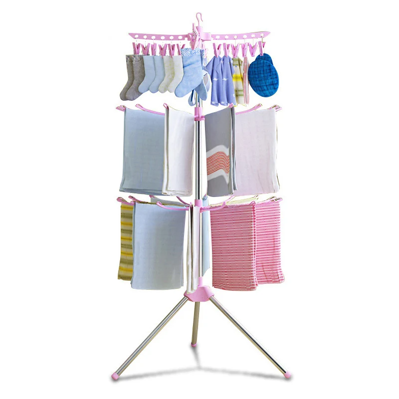 

Simple Floor-standing Plastic Towel Sock Underwear Rack Balcony Hanger Clothes Rack Drying Racks JC037