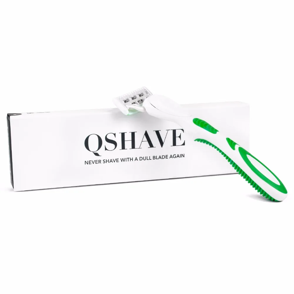 Бритва Qshave Green Series для женщин бритва дня рождения девушек эпилятор удаления волос