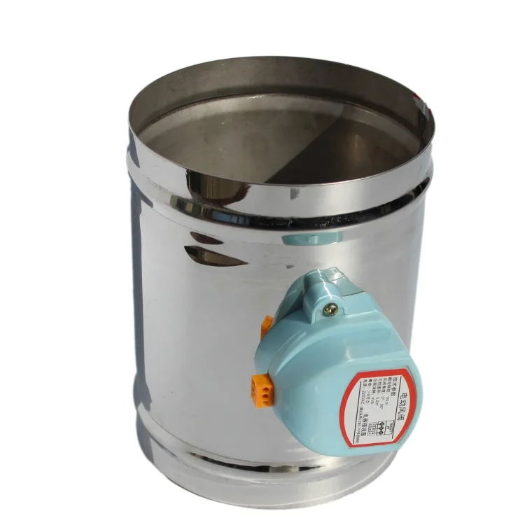 duto de ar elétrico, motorizado, válvula de ventilação 5 