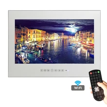 21.5inch Free Shipping Full HD 1080P Android Smart Vanishing Glass Mirror Waterproof TV with LAN and Intergrated Wi-Fi