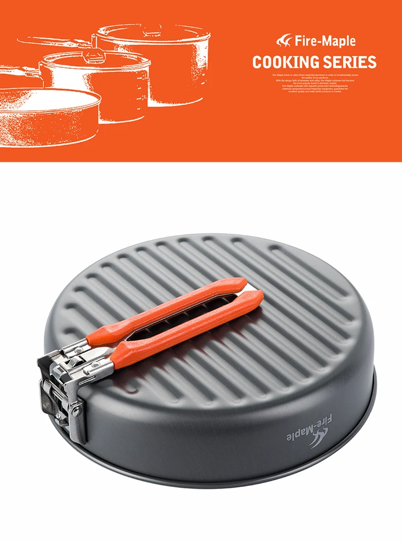 Fire Maple Frying Pan Portable Folding Camping Outdoor Cooker (3)