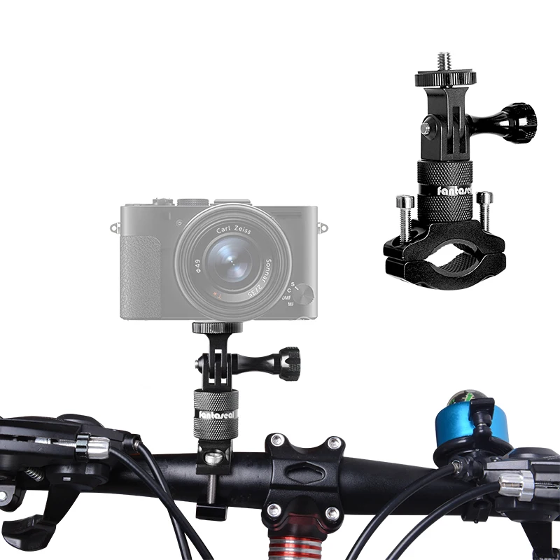 

Mirrorless Digital Camera Bicycle Motorcycle Handlebar Stand Bracket Clamp for Canon EOSM Nikon Sony Olympus Panasonic Mount Kit