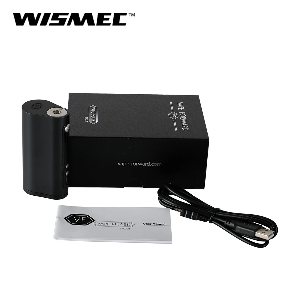 Оригинальный Wismec Vaporflask Stout Mod 100 Вт TC/VW/Bypass vape электронная сигарета|Моды для