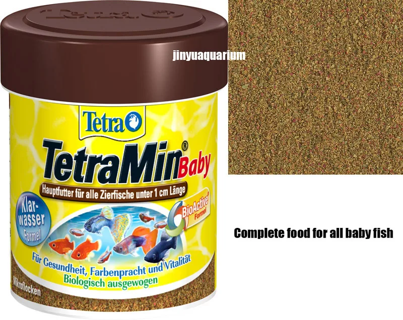 Tetramin Baby Tropical Fish Food Mini Float Flakes 66ml 30g Canister