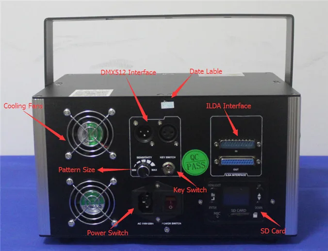 Бесплатная доставка 5 Вт RGB лазерная указка с голосовым управлением диско DJ