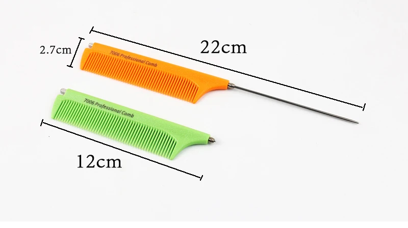 Растягивающийся хвост, Расческа с хвостом крысы, Тонкие зубы, парикмахерские волосы, изюминка, краска, расческа для волос, расческа для волос, портативный инструмент 1078
