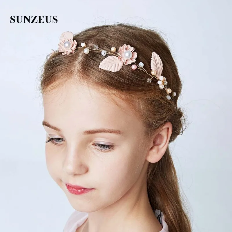 Sweet Hair Accessories for Children Flowers Leaf Charming Headband