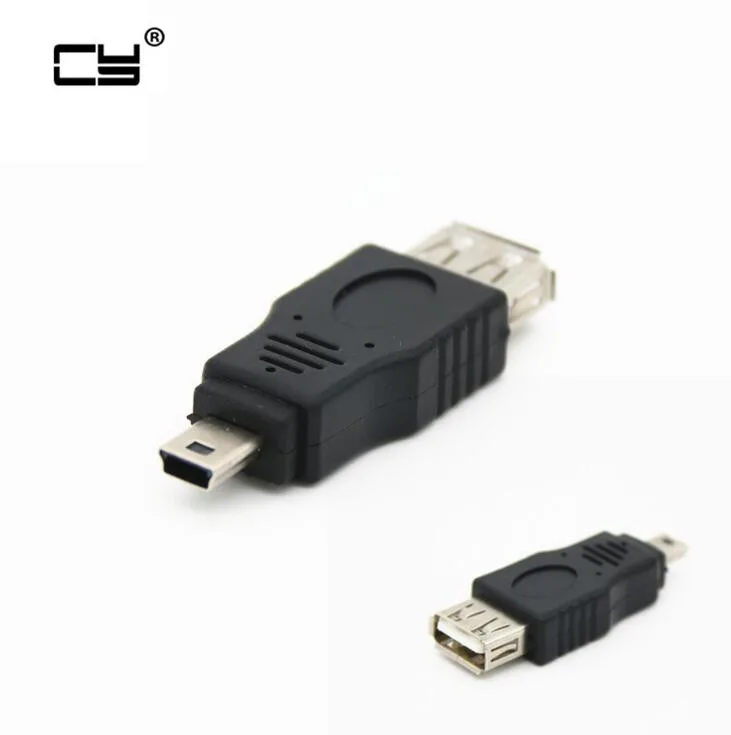 Мини USB 5pin штекер на 2 0 гнездо OTG конвертер даты адаптер для ПК ноутбука камера