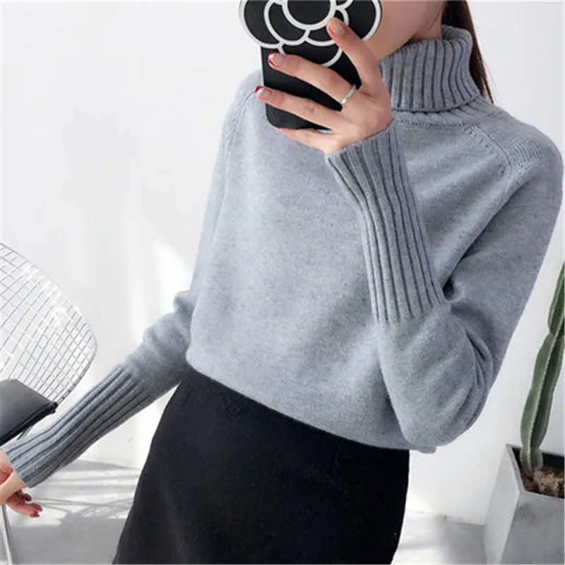 

Fashion Sweater Female 2018 Autumn Winter Cashmere Knitted Women Sweater And Pullover Female Tricot Jumper Pull Femme PZ516