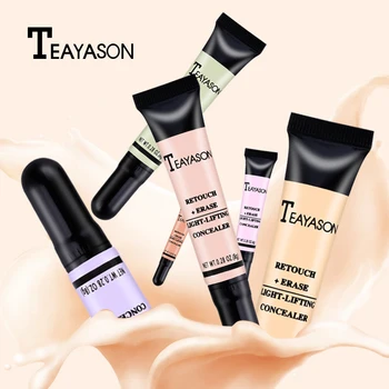 

Taeyason Face Makeup Concealer Eye Contour Corrector Foundation Cream Freckle Full Cover Oil-control Contouring Concealer AM047