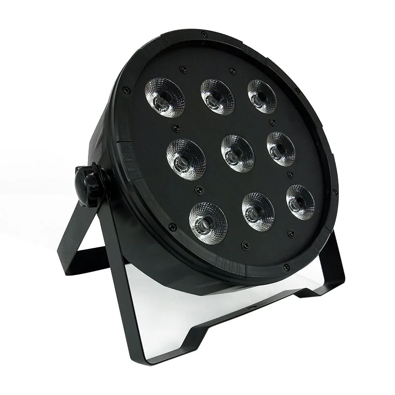 

2pcs/lotWireless remote control LED Par 9x12W RGBW 4IN1 LED Wash Light Stage Uplighting DJ Party Club Lights Free&Fast shipping
