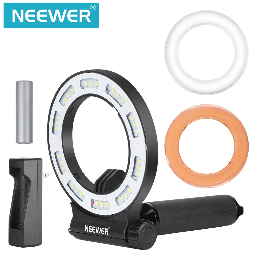 

Neewer NW-SL-109 30 LED Underwater Light-Waterproof 40m Diving Fill Light 3 Modes with 1500mAh Rechargeable Battery and Charger
