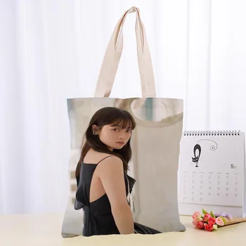 

High Quality Custom Kanna Hashimoto Canvas Tote Bag Fashion Durable Women Student Cotton Linen Handbag Printed Shopping Bags