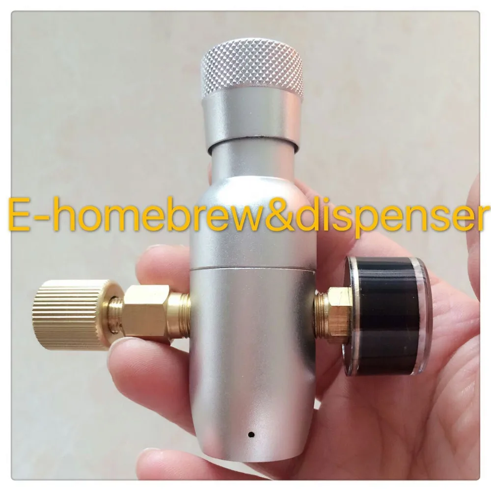 Free shipping regulated CO2 Charger ,mini CO2 Regulator,3/8 24UN thread