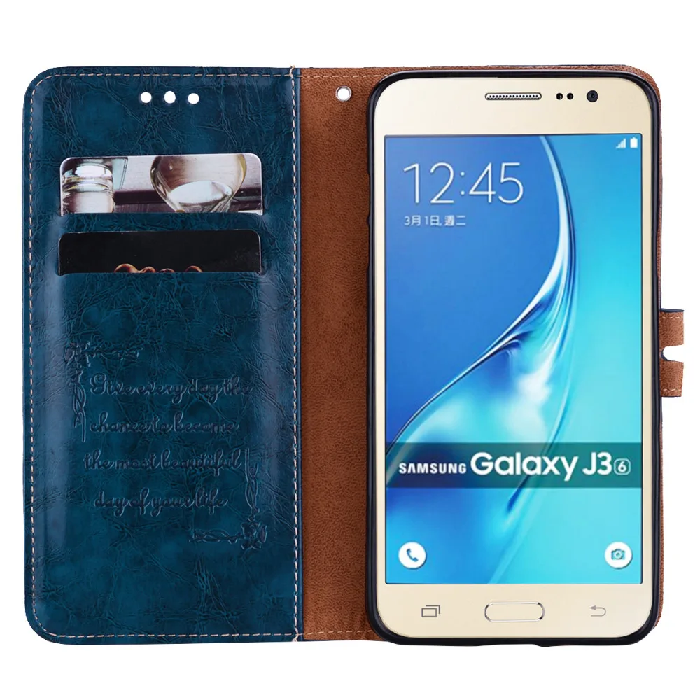 Чехол с откидной крышкой для Samsung Galaxy J7 J5 J1 J3 2016 J2 prime чехол бумажник отделением