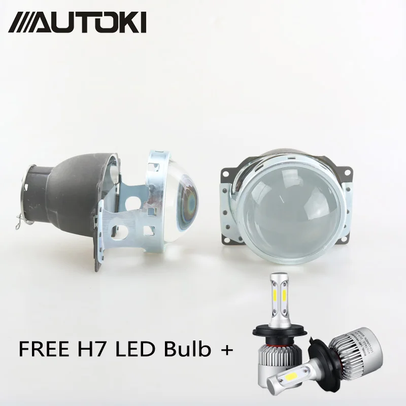 Автоки Стайлинг объектива проектора 3 дюйма Q5 Koito Биксеноновая HID линза с одним