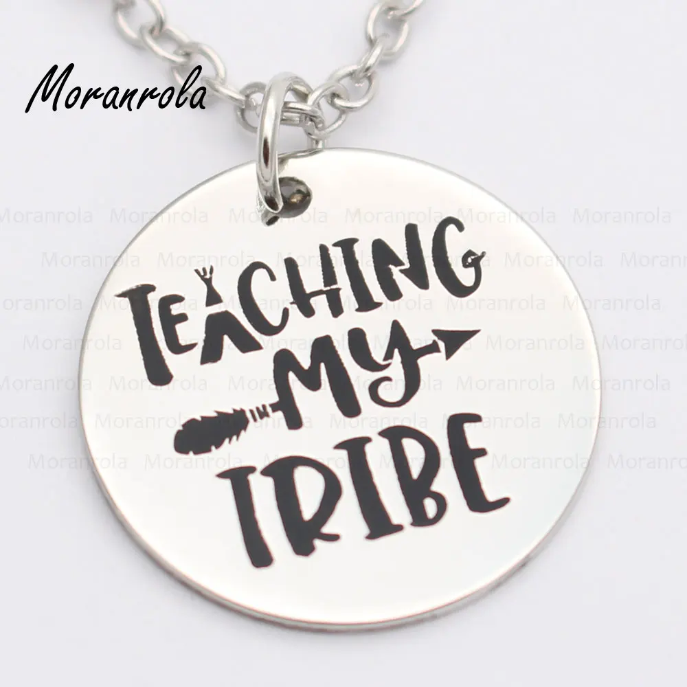 Новинка медное ожерелье-брелок arried &quotTeaching my tribe&quot очаровательное Ювелирное