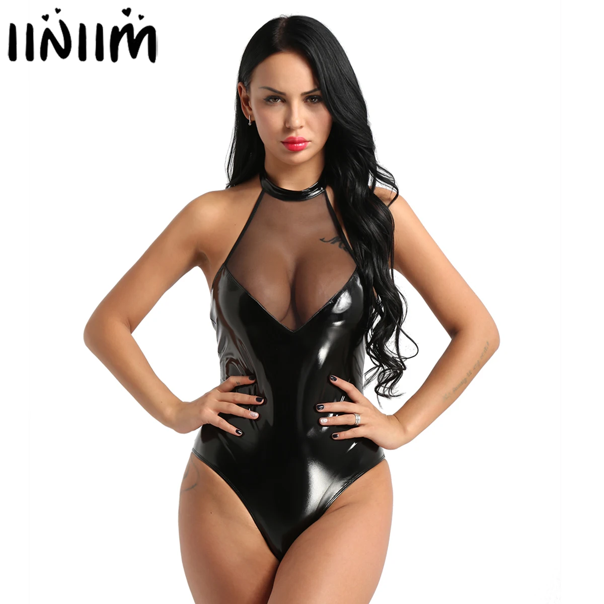 Женский спортивный костюм Wetlook Сетчатое светоотражающее нижнее белье в стиле