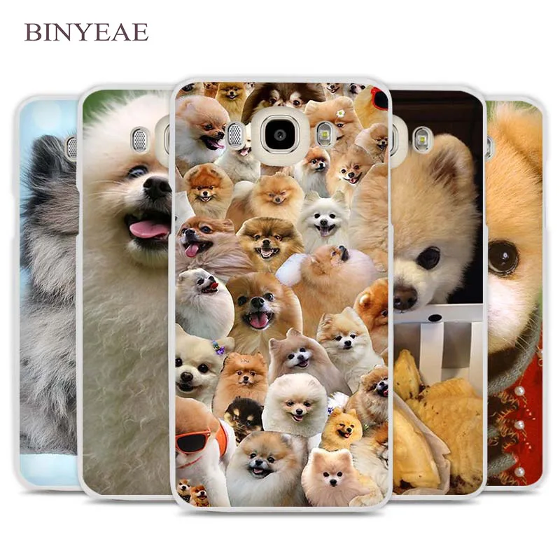 

BINYEAE Funny cute Pomeranian dog Phone Case Cover for Samsung Galaxy J1 J2 J3 J5 J7 C5 C7 C9 E5 E7 2016 2017 Prime